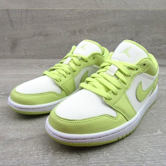 Air Jordan 1 Low SE Summit White Limelight Womens Size 7 NEW - Picture 5 of 14